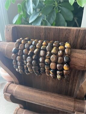 Tiger’s Eye Tumble Bracelet